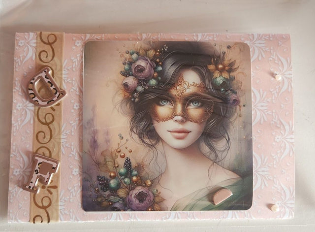 Carte sainte Catherine &quot;la beauté et le mystère&quot;