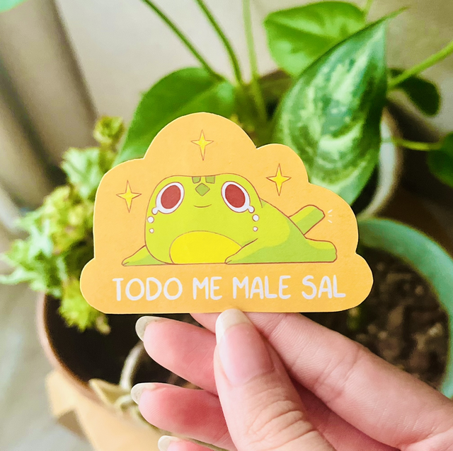 Pegatinas meme ranitas