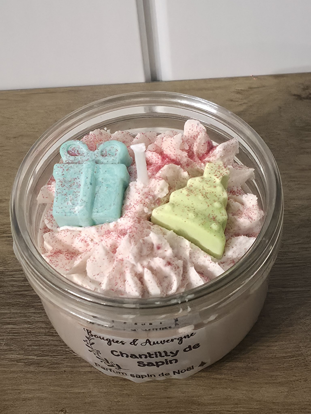 Chantilly de sapin parfum sapin de Noël