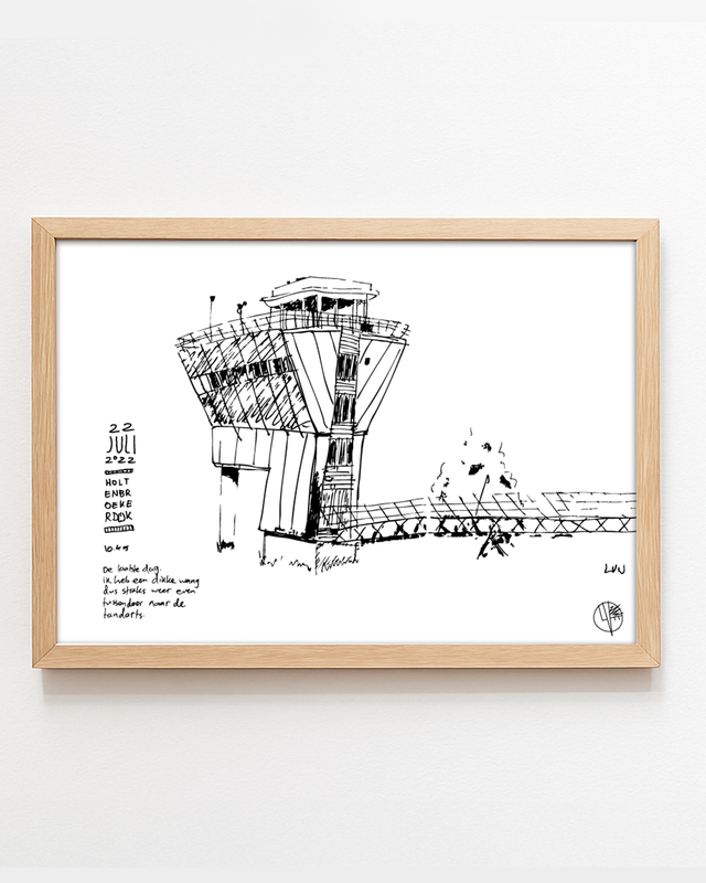 Holtenbroekerdijk | Urban Sketch Zwolle 2022 | A4 print