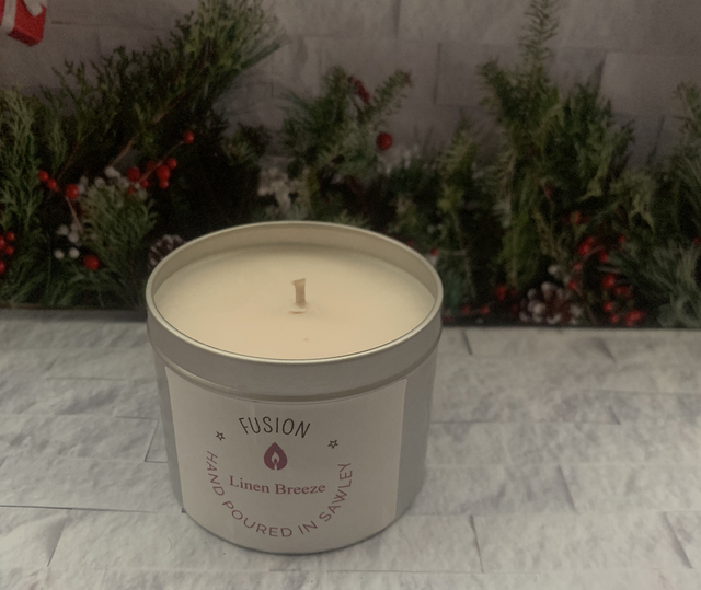 Candle in a Tin - Linen Breeze