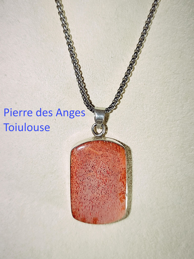Pendentif Corail Gorgone