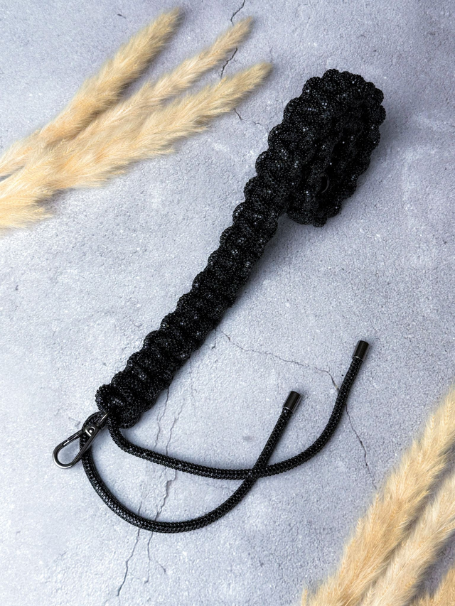 Bag Strap Luxe | schwarz | Strass | Taschengurt