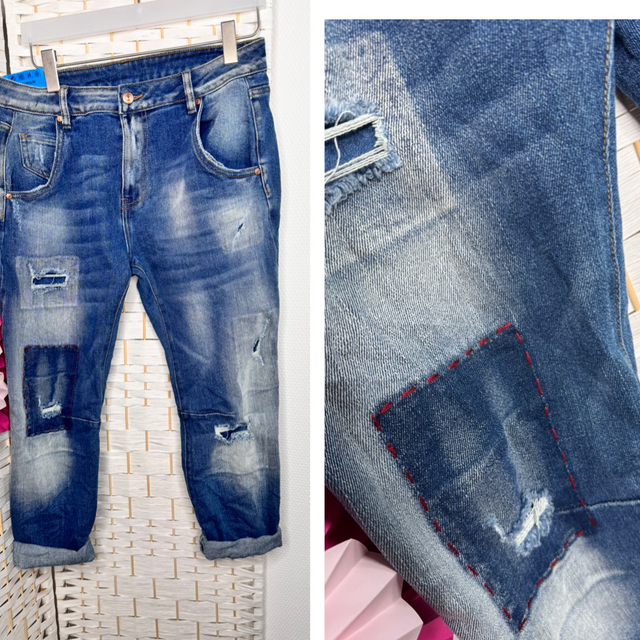 💙 Jeans „StitchPatch“ Gr. 40