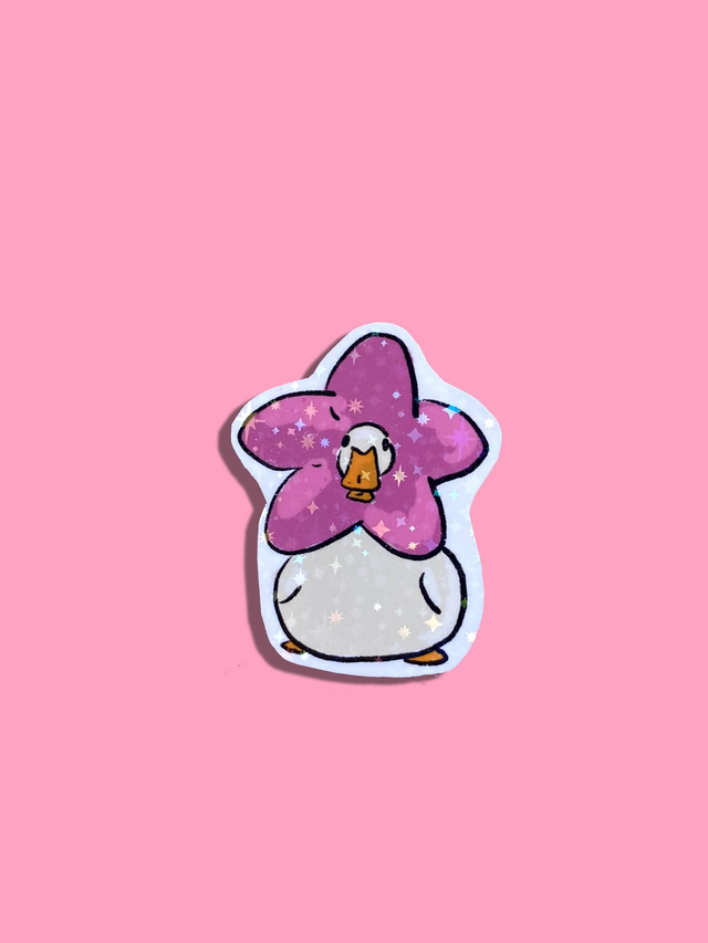 Sticker Fleurs de canard
