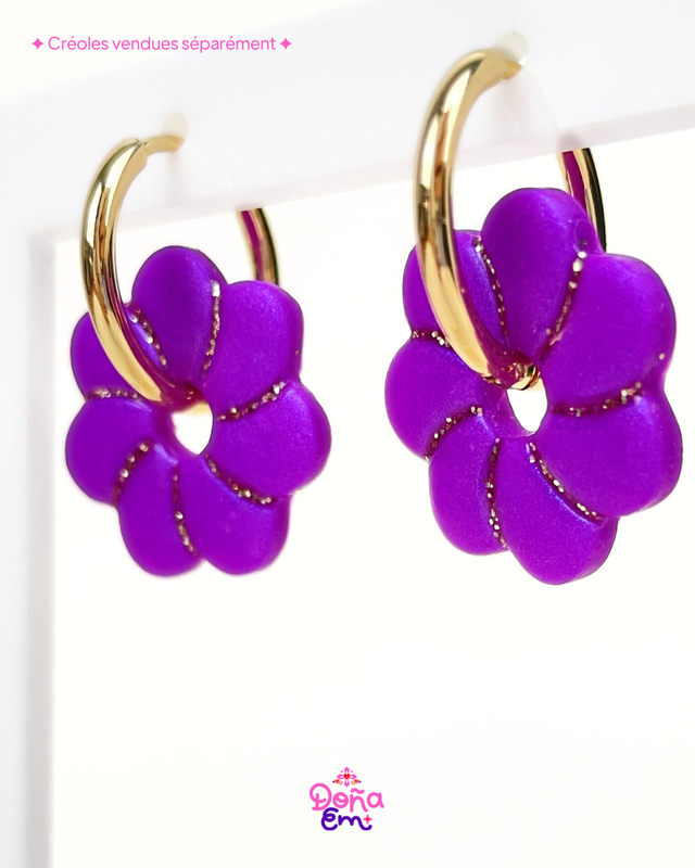 Pampilles &quot;Jenna&quot; - Violet céleste