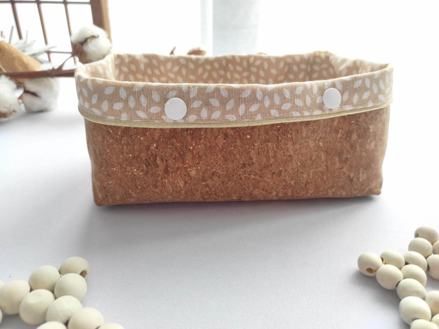 Panier en liège rectangulaire - intérieur amovible