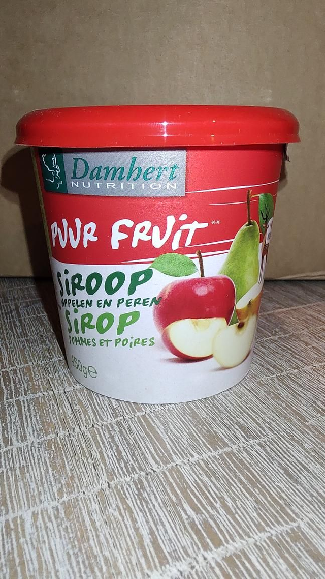 Damhert - puur fruit stroop appel/peer