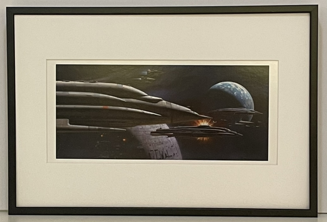 Space battle - Ralph McQuarrie / Star Wars 