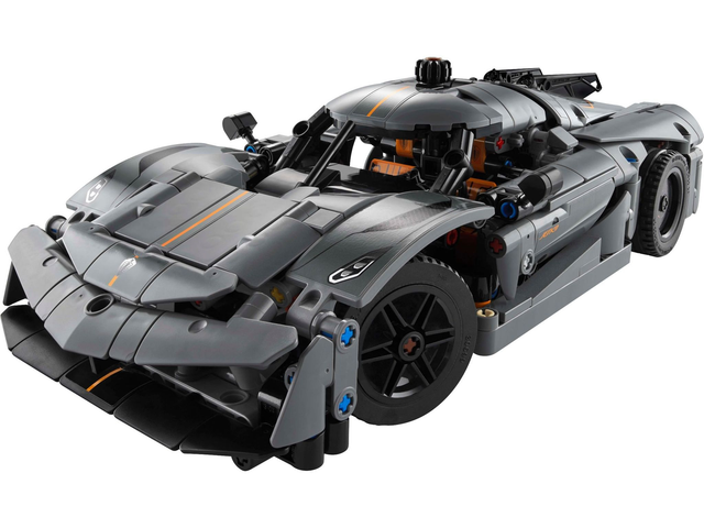 LEGO 42173 Koenigsegg Jesko Absolut Supersportwagen in Grau
