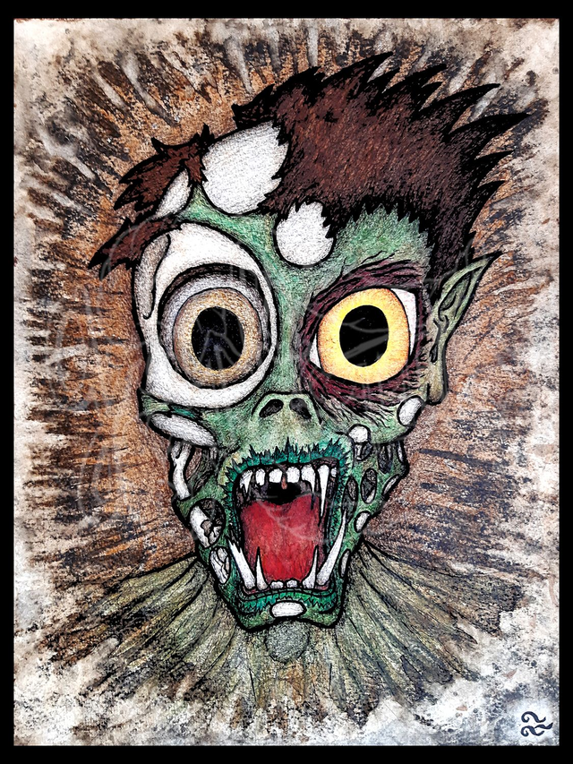 &quot;Zombi post-covid &quot; Print