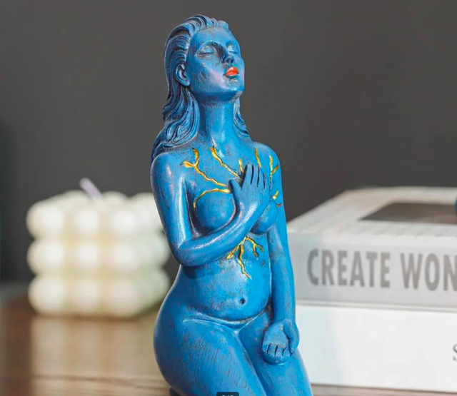 Uniek beeldje Zelfliefde / Helende Godin (17cm)