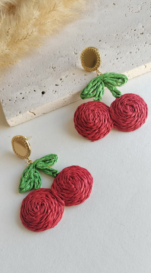 Boucles d'oreilles Cerise 