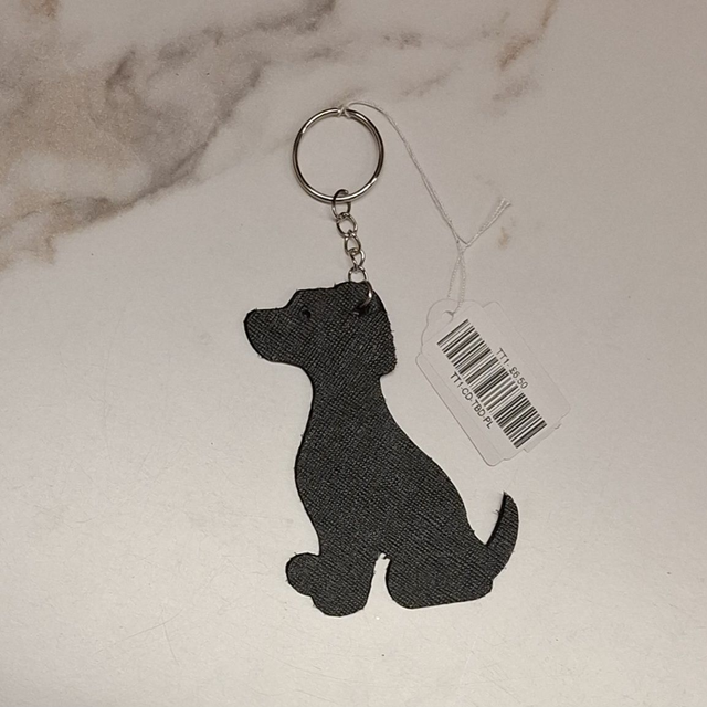 Cat & Dog Leather Keyring