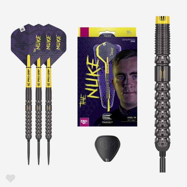 Luke Littler 90% Swiss Point Steel Tip Darts by Target