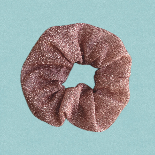 CHOUCHOU paillettes rose 