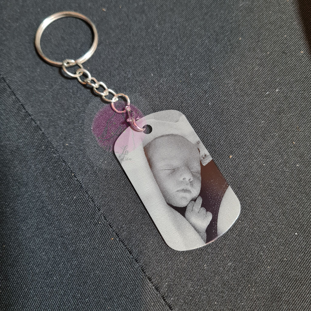 Porte-clé avec photo. Cadeau parfait pour papa, maman, mamie, papi