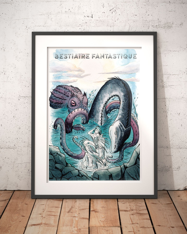 Bestiaire fantastique aquatique