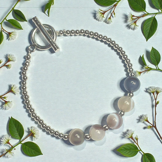 Botswana agate bracelet