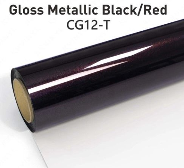 Gloss Chameleon Glitter Metallic Black/Red CG12-T