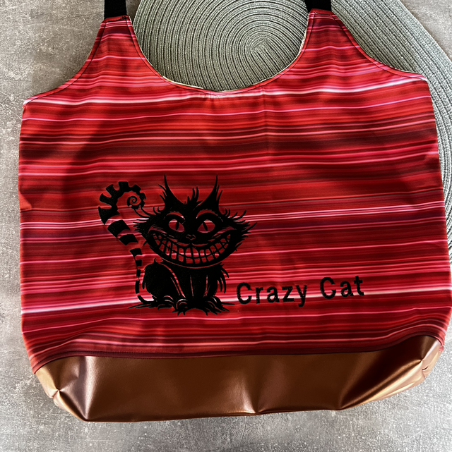 Shopper XL rot bestickt Softshell 