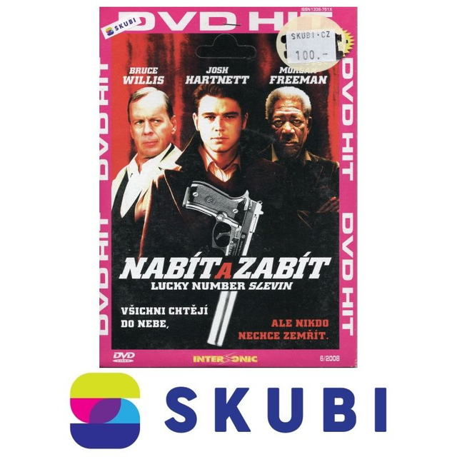 DVD Nabít a zabít / Lucky Number Slevin - česky, anglicky, maďarsky