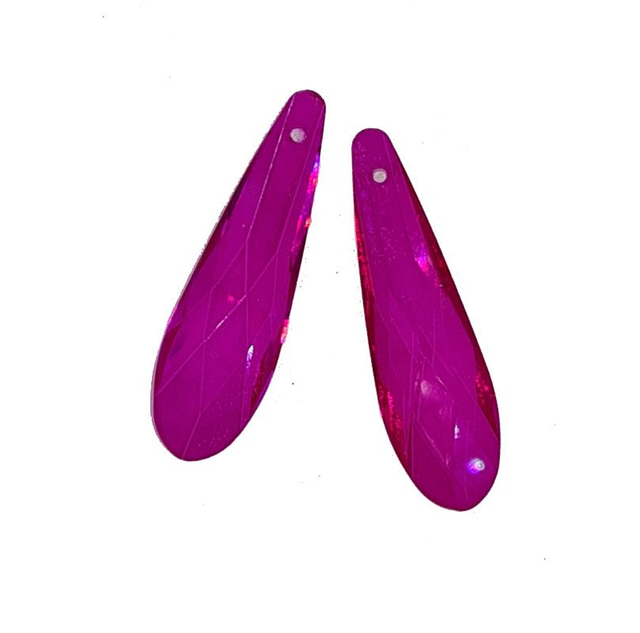 Fancy Drop, Fuchsia Pink, 50x14mm