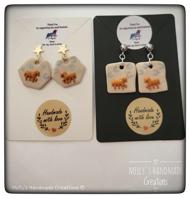 Horse earrings 