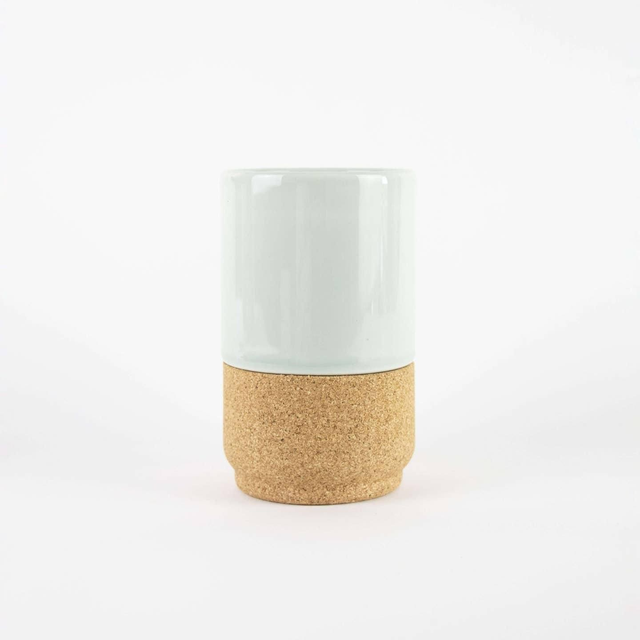 Large ceramic mug - aqua