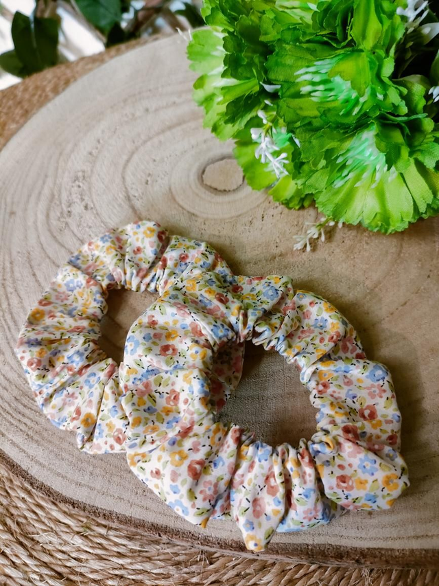 Chouchou imprimé fleurs