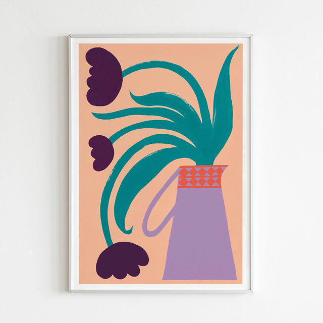 Print &quot;Fleurs abstraites 1&quot;