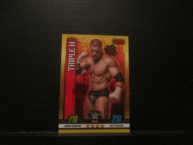 Triple H - Raw Slam Attax 10th Edition Original Trading Card #132