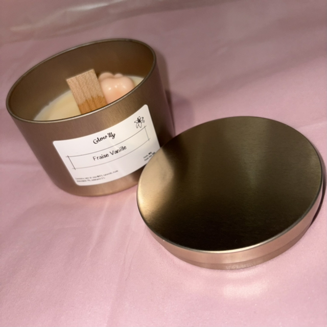 Bougie Parfumée Fraise Vanille 
