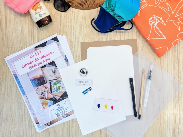 🌎 Full-Kit Carnet de Voyage DIY avec vidéo