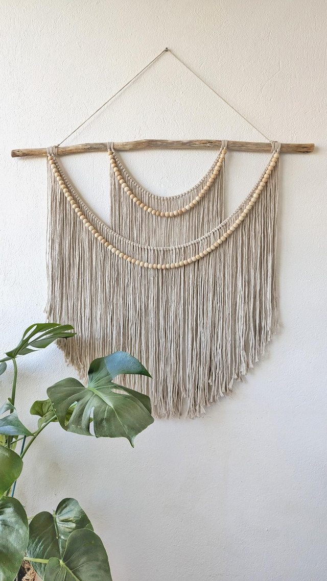 Tenture Gris clair - Modèle unique