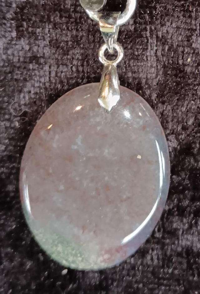 agate mousse (pendentif) 