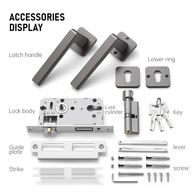 J007 Square Round Door Lock