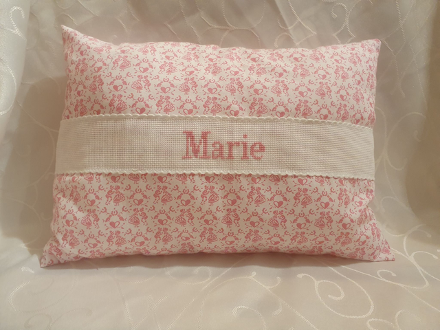 Kissen Marie rosa