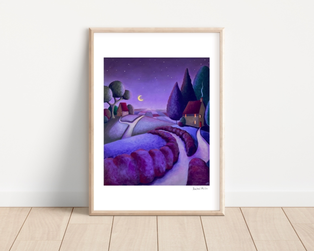 Signed A3 Print of Sugar Plum Night