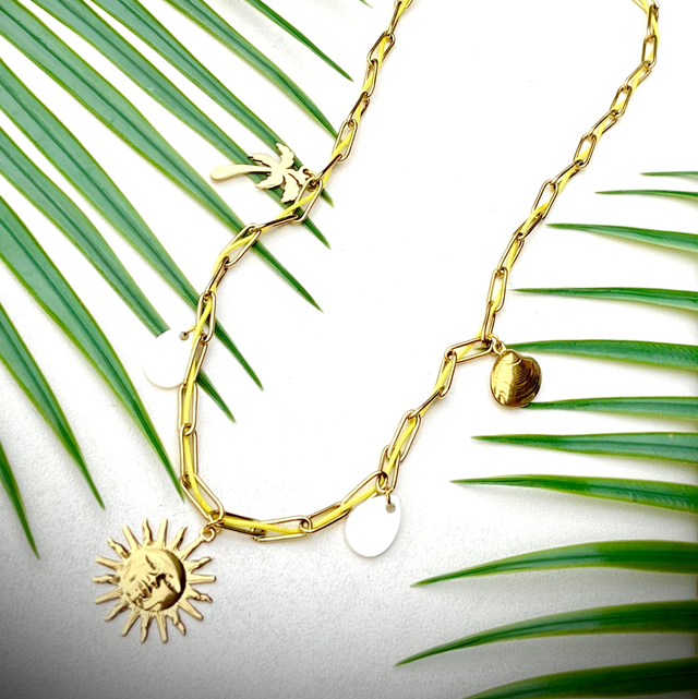 Collier Soleil Jaune