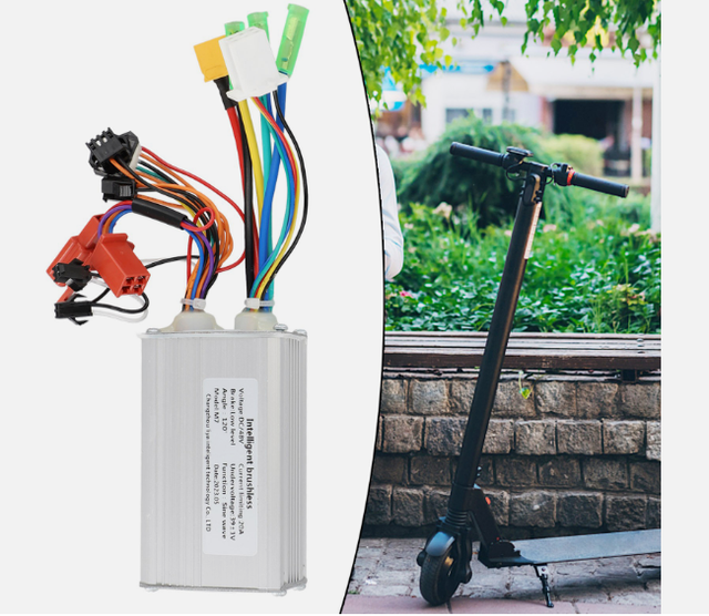 Contrôleur DC Professionnel Brushless pour Trottinette Électrique 36V48V 350W