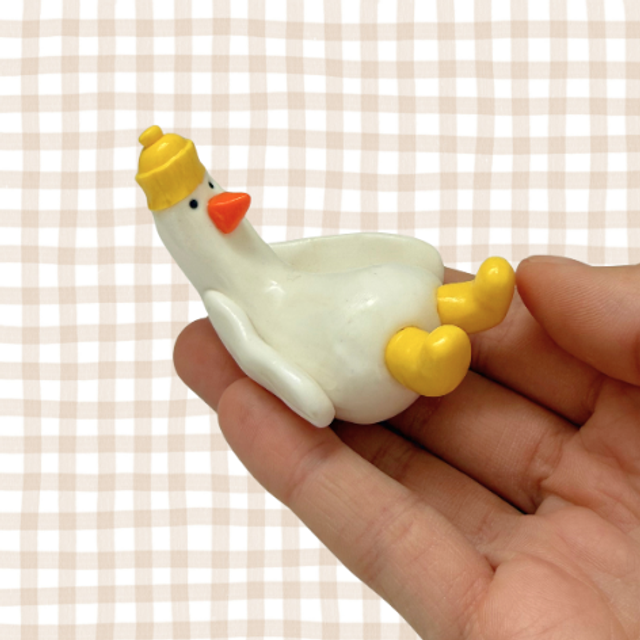 Lying Down Duck