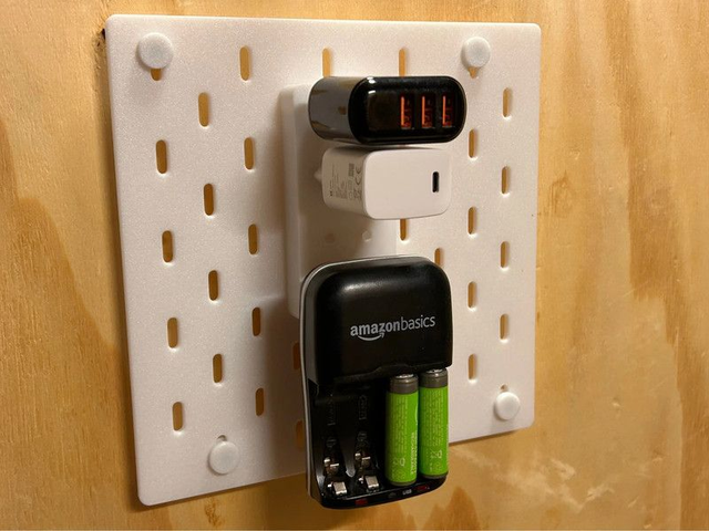 M0046 EU Plug Holder For IKEA Skadis