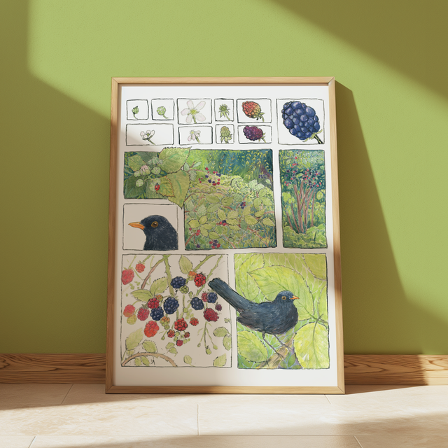 Among the Blackberries | Print