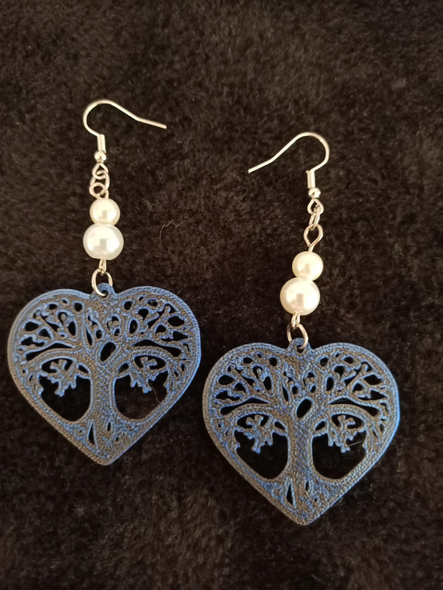 Boucles d'oreilles Arbre de vie 