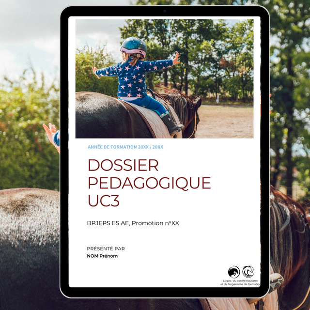 Dossier pédagogique UC3 - BPJEPS activités équestres 