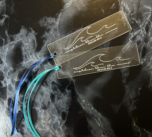 Mightier than the Waves Bookmark