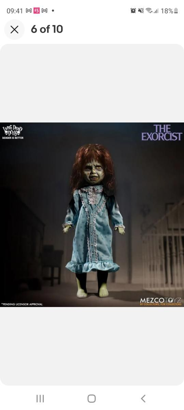 Exorcist Regan Living Dead Doll