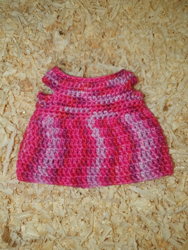 Robe pour Camille en dégradé de Fushia (seule)