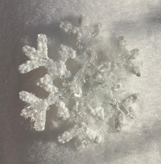 o8 Glas-Kristall o/ 10 cm , dw 11 o22020 02 weiß